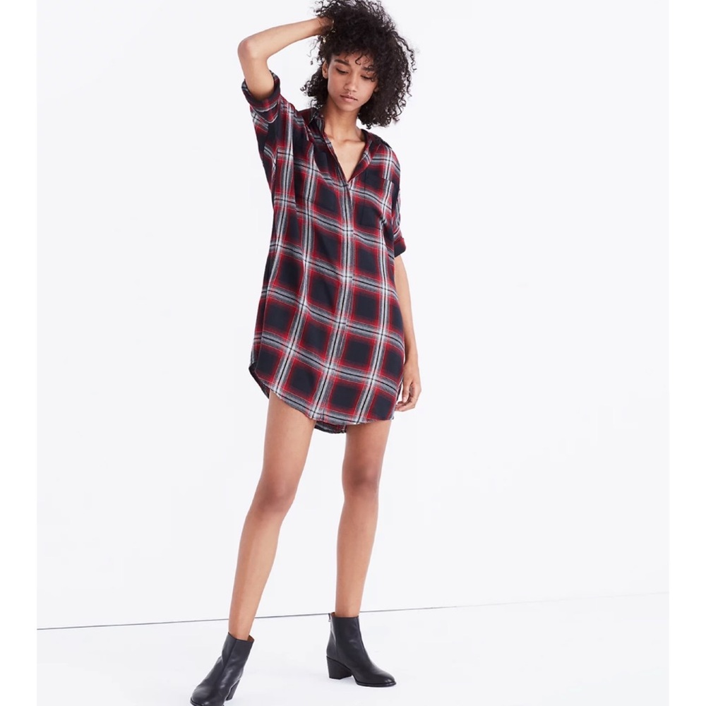 Madewell Flannel Dress